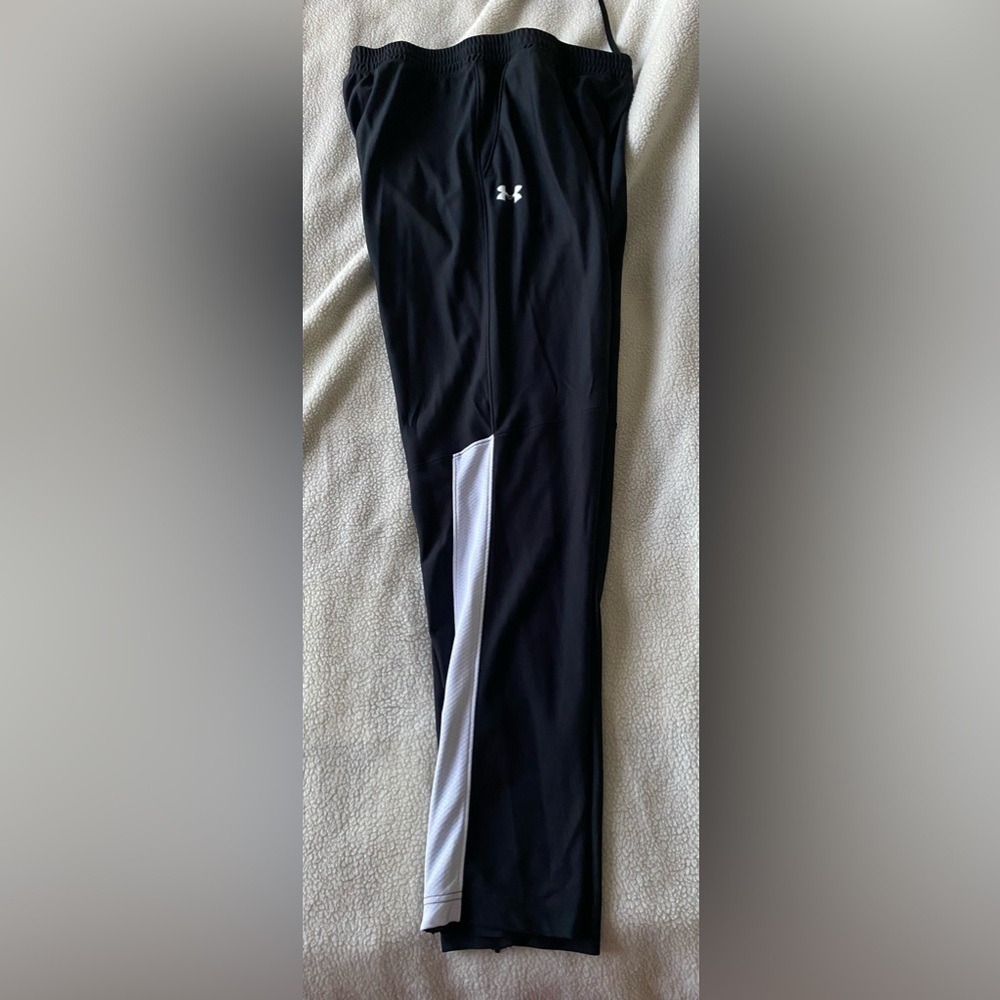 UA Under Armour Track Pants Mens Size XL Fitted Side Pockets and  Zip At Ankle​​